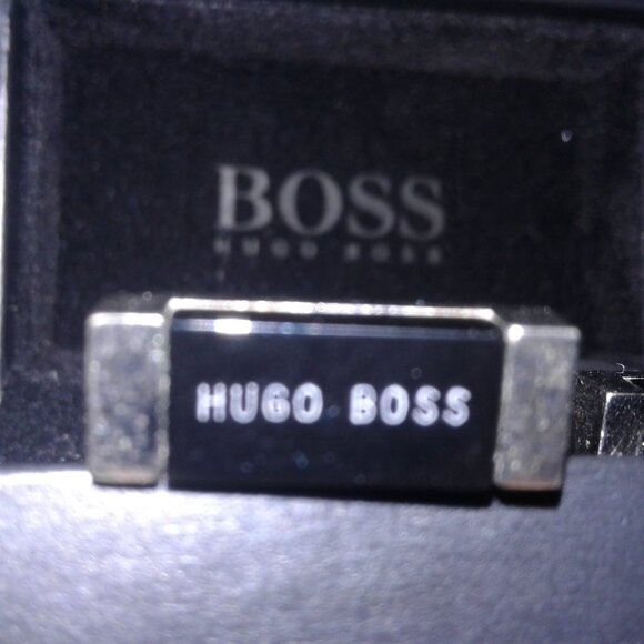 Hugo Boss rectangle cufflinks - Picture 2 of 4